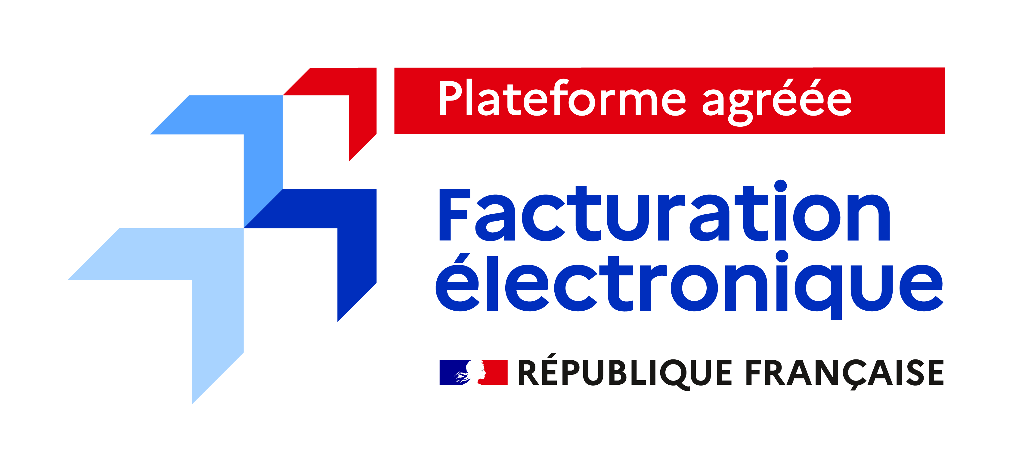 Logo facturation électronique - plateforme agréée